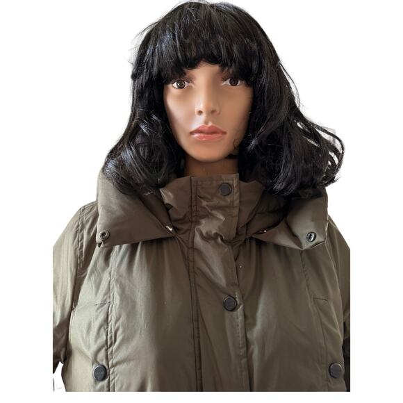 Madden Girl Juniors' Hooded Faux-Fur-Trim Parka- Size medium - Picture 3 of 15